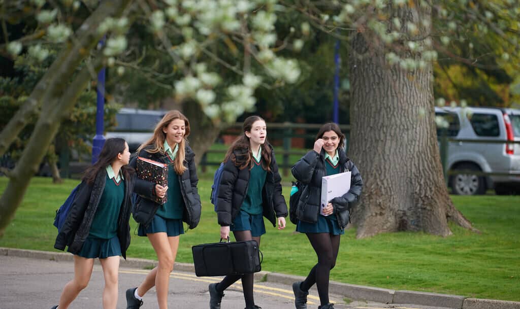 Campus view of Haberdashers' Girls' School