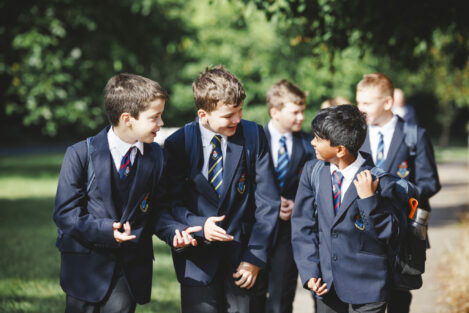Campus view of Halliford School