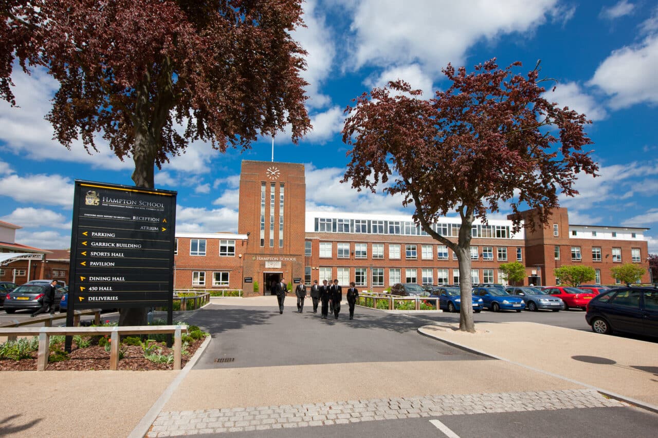 Campus view of Hampton School