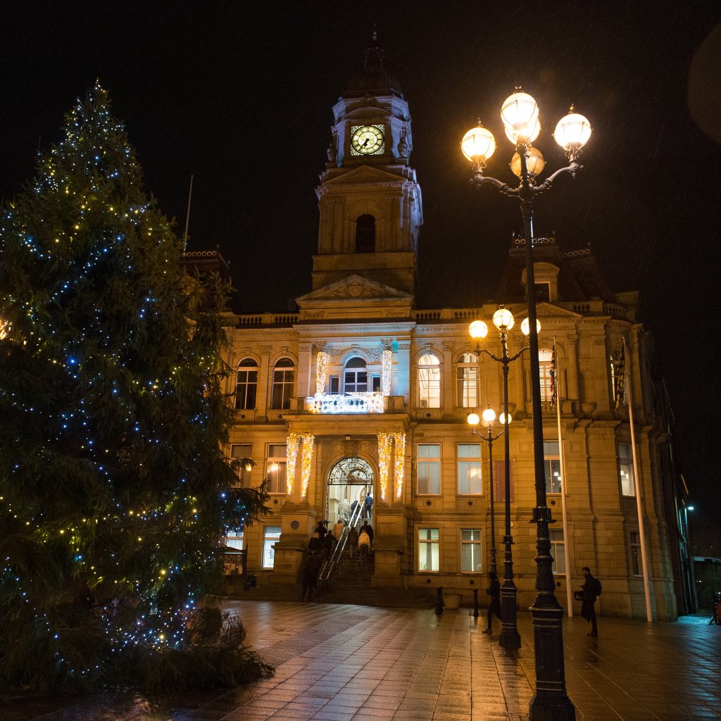 Campus view of Heckmondwike Grammar School