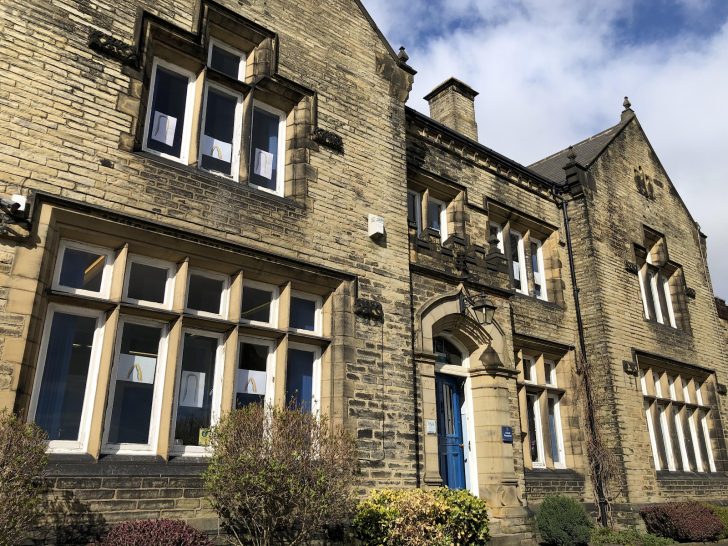 Exterior of Hipperholme Grammar School