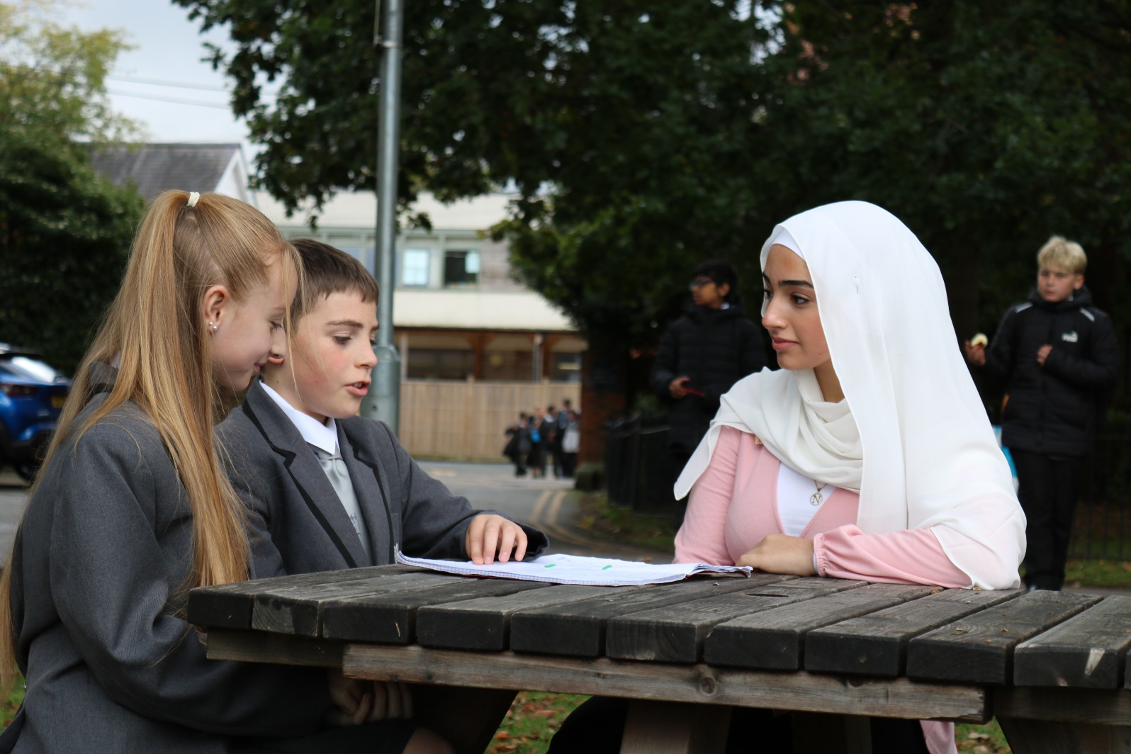 Holcombe Grammar School student group