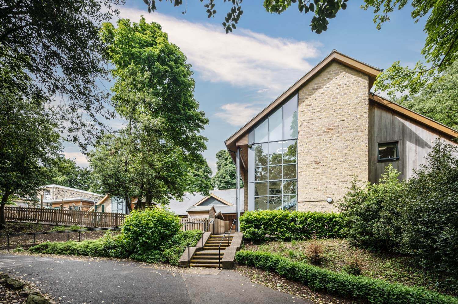 Exterior of Huddersfield Grammar School