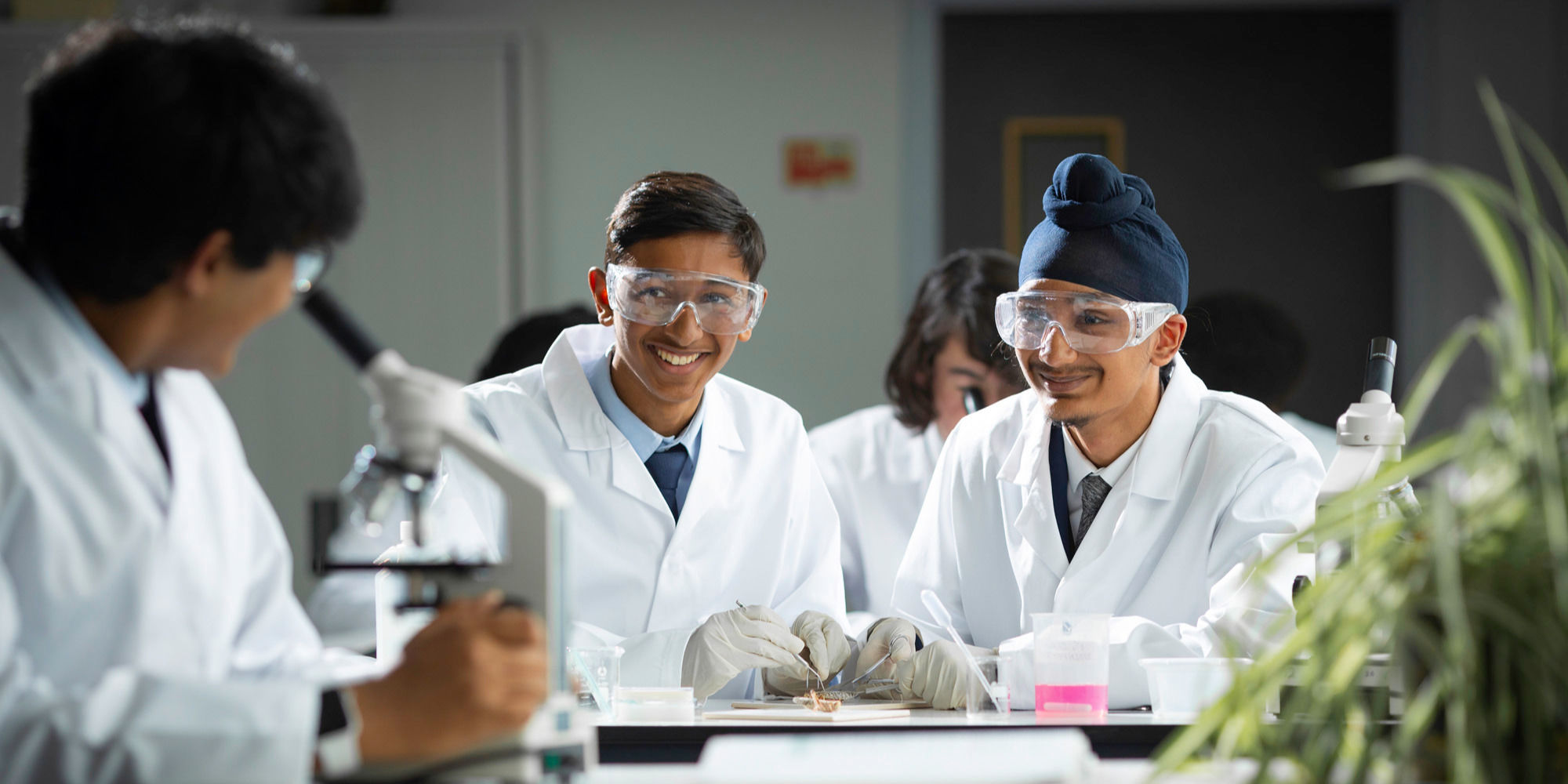 Campus view of Ilford County High School