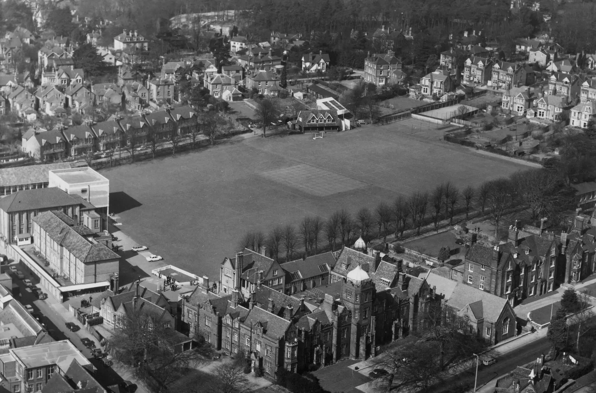 Campus view of Ipswich School