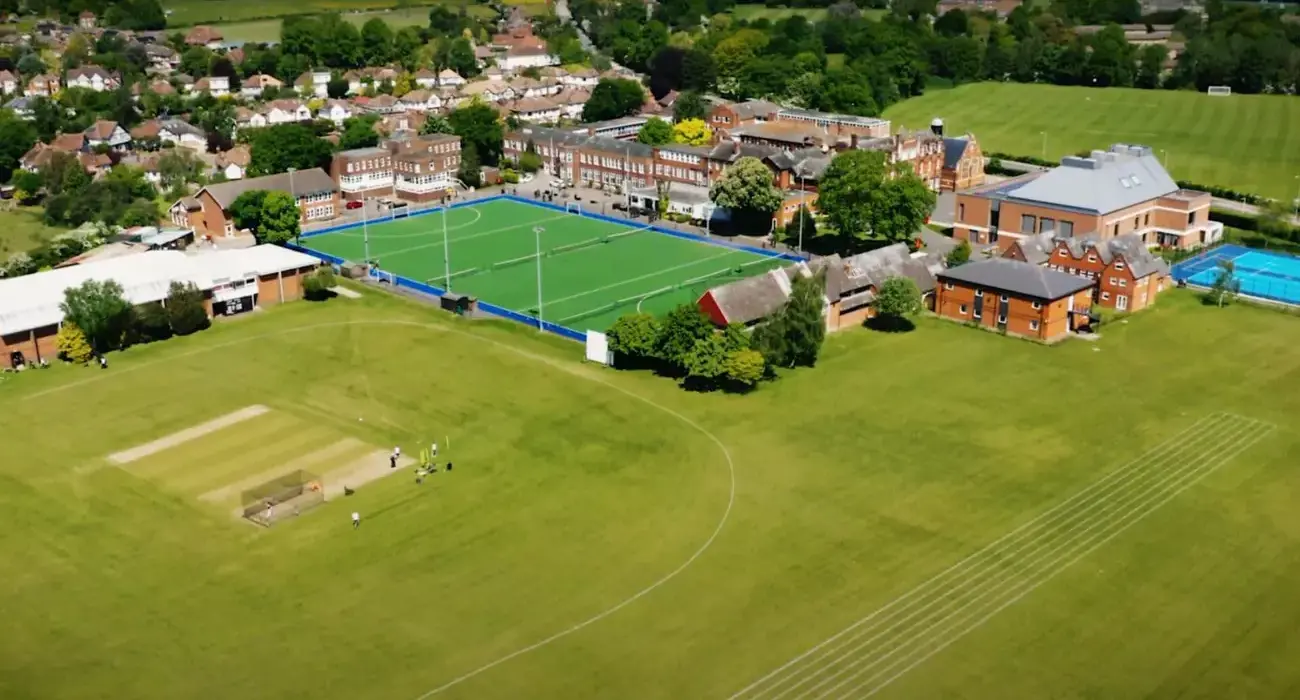 Campus view of Kent College (Canterbury)
