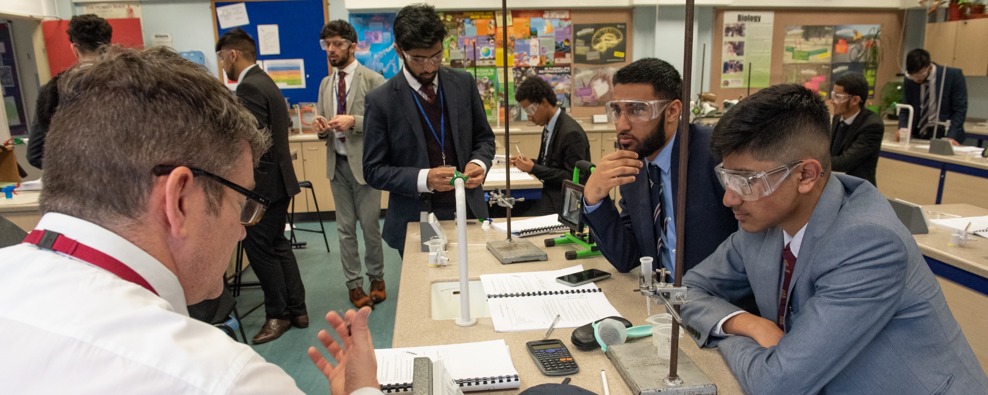 King Edward VI Aston School classroom learning