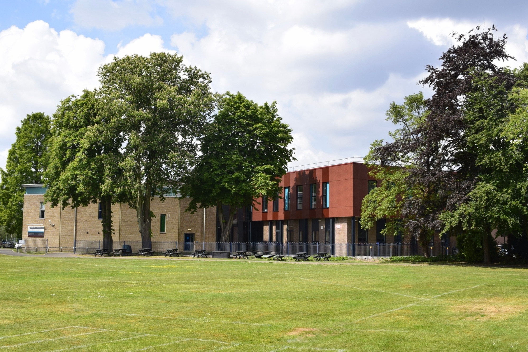Campus view of King Edward VI Camp Hill School for Girls
