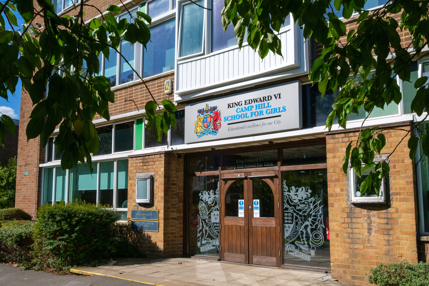 Campus view of King Edward VI Camp Hill School for Girls