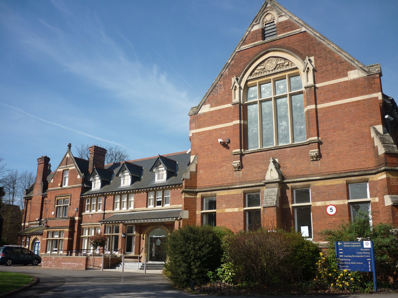 Exterior of King Edward VI Grammar School