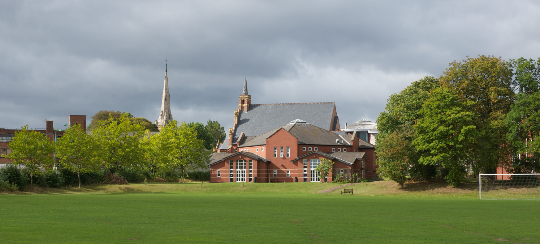 Campus view of King Edward VI Handsworth School