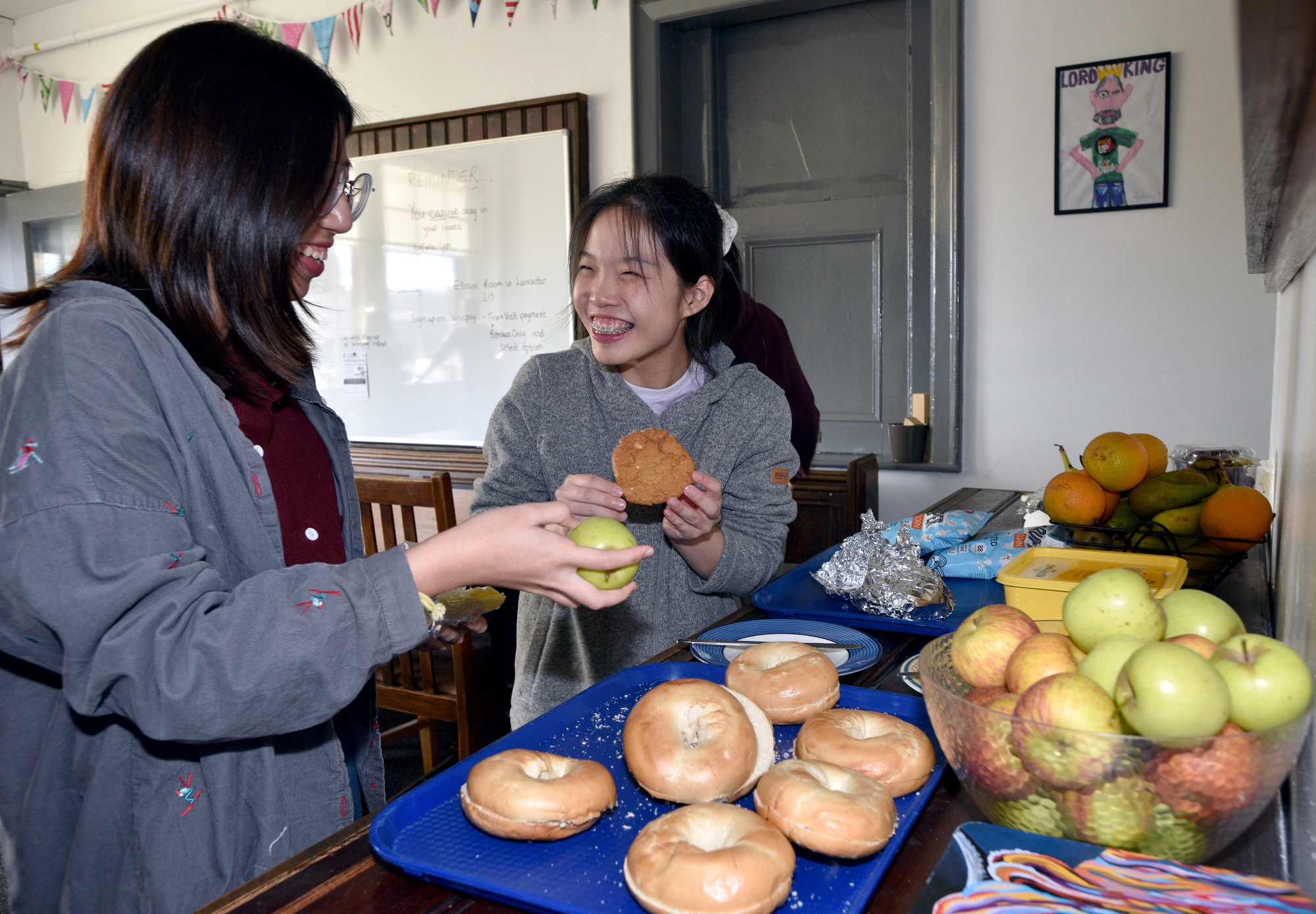 Lancaster Royal Grammar School food technology lesson