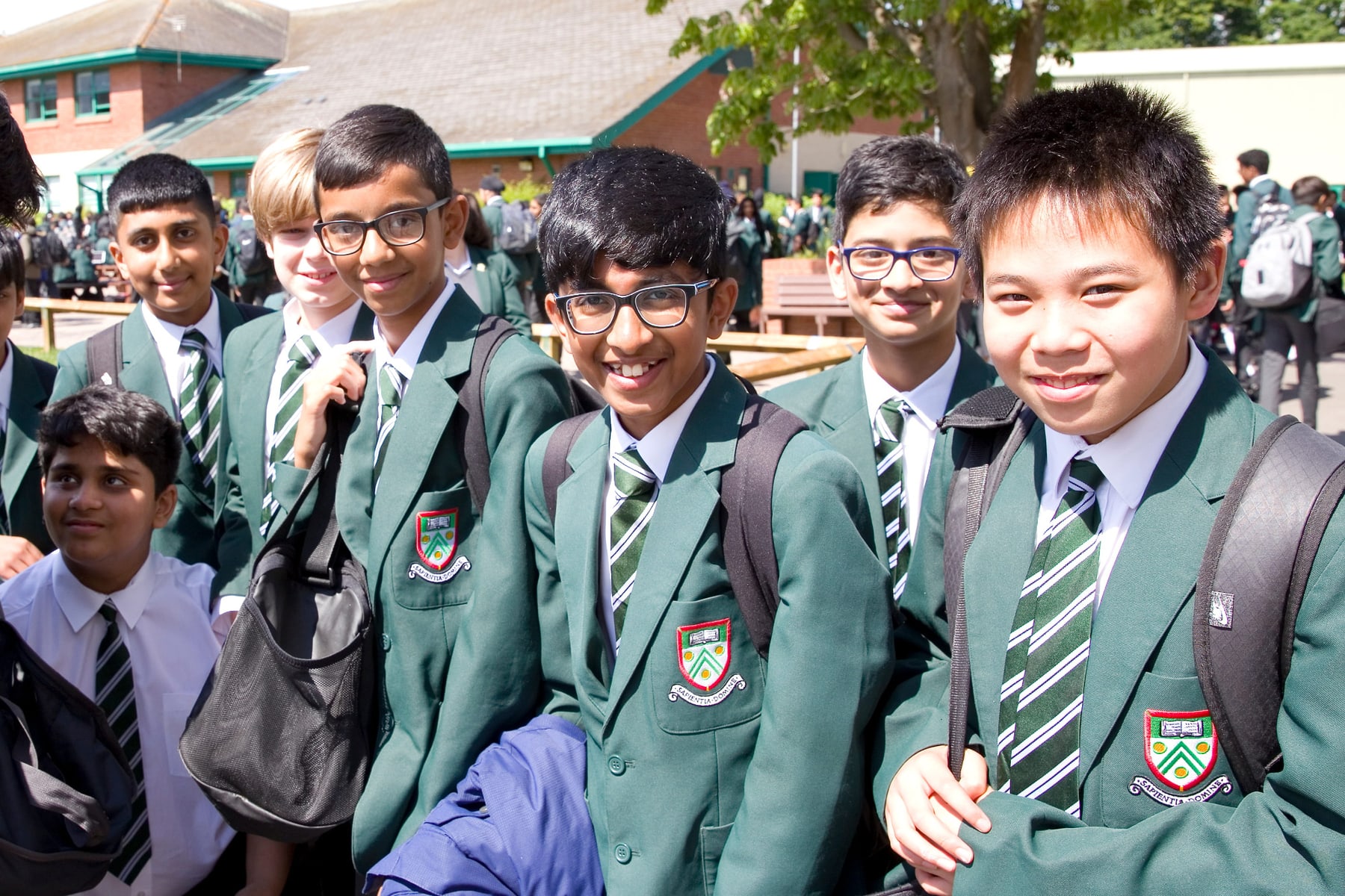 Langley Grammar School pupils