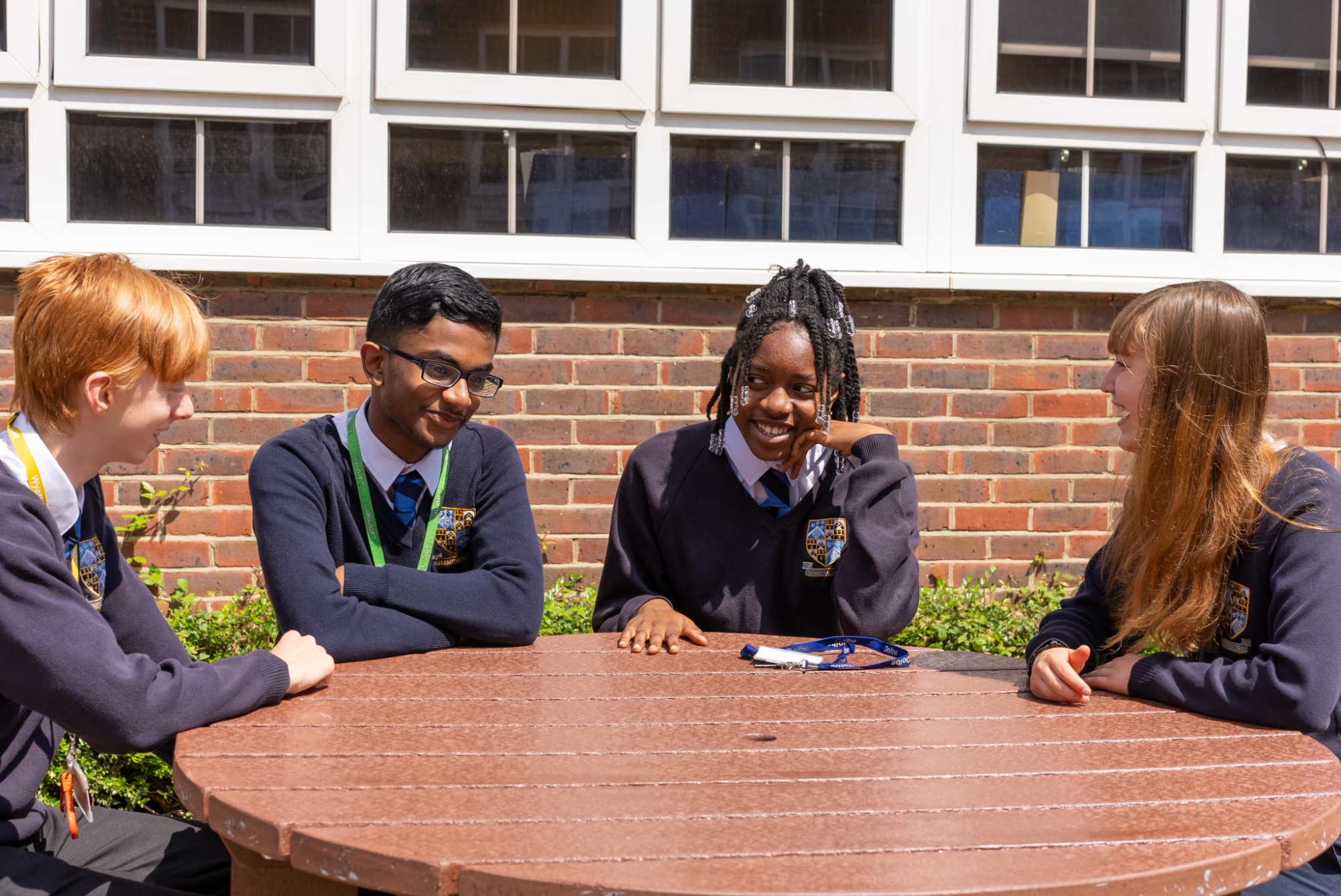 The Latymer School students on campus