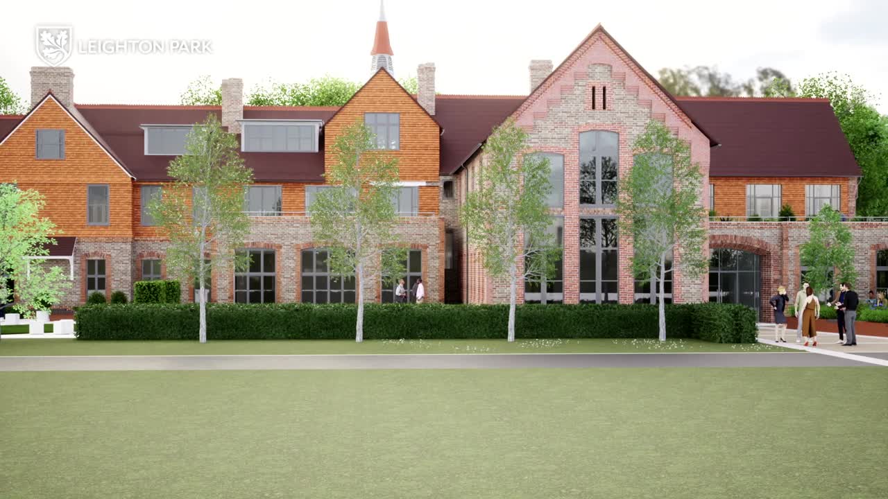 Architectural view of Leighton Park School
