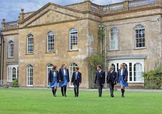 Exterior of Leweston School
