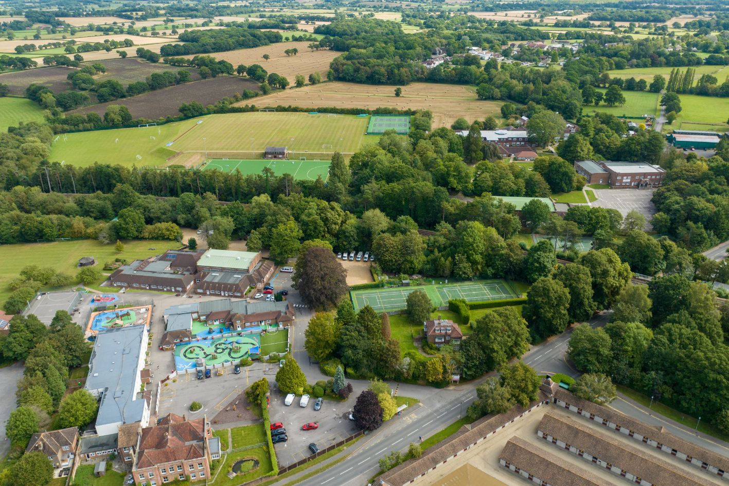 Exterior of Lingfield College