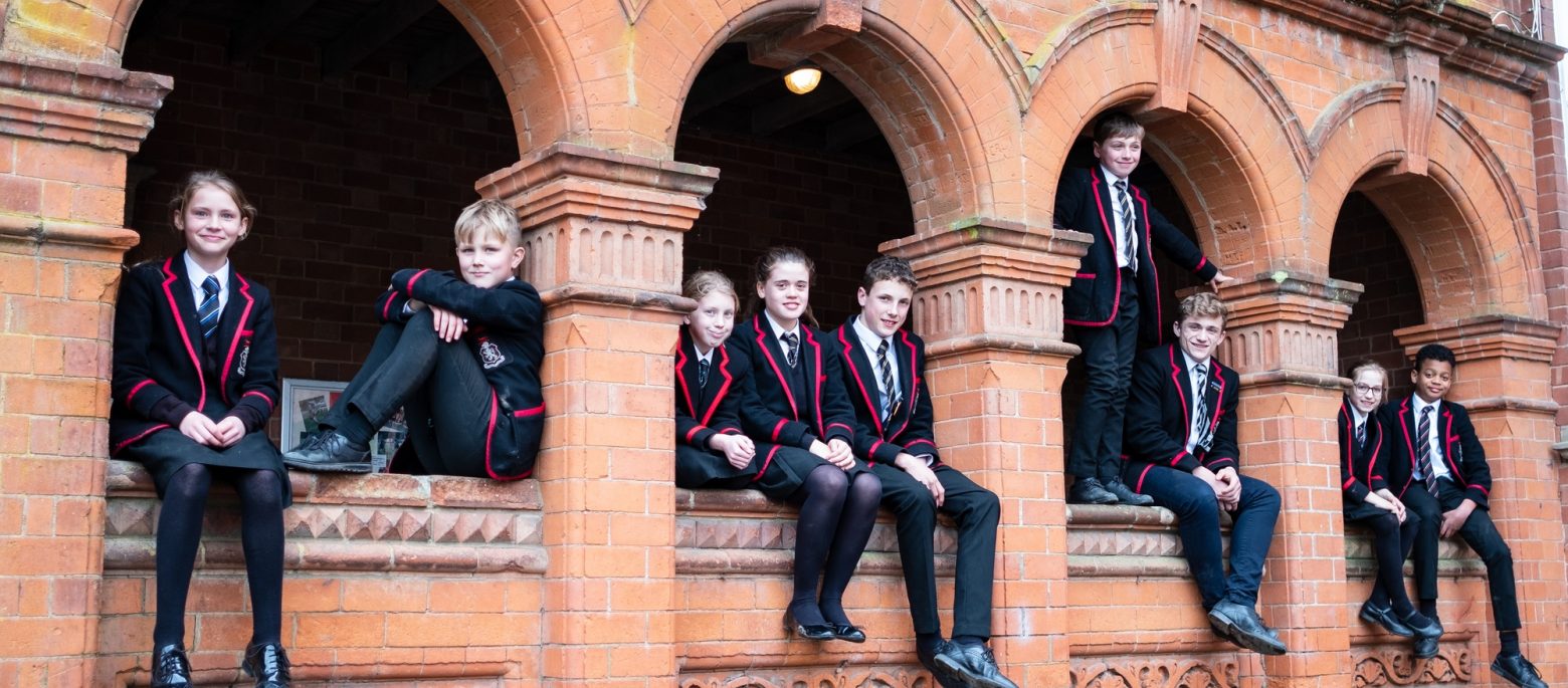Campus view of Lucton School