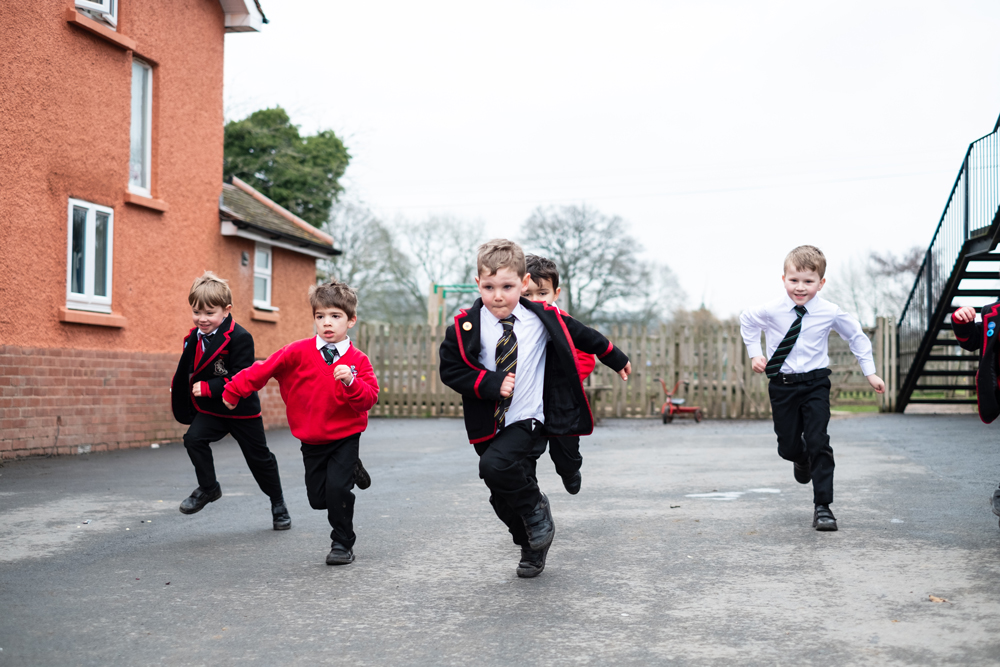 Campus view of Lucton School