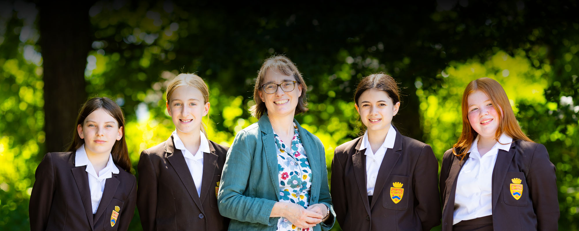 Maidstone Grammar School for Girls students on campus