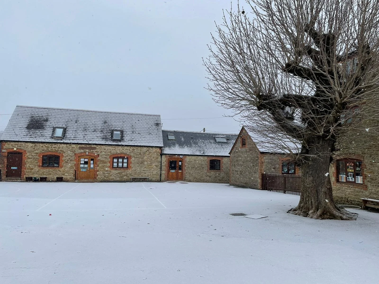 Campus view of Maranatha Christian School
