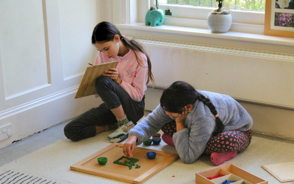 Learning spaces at Maria Montessori School