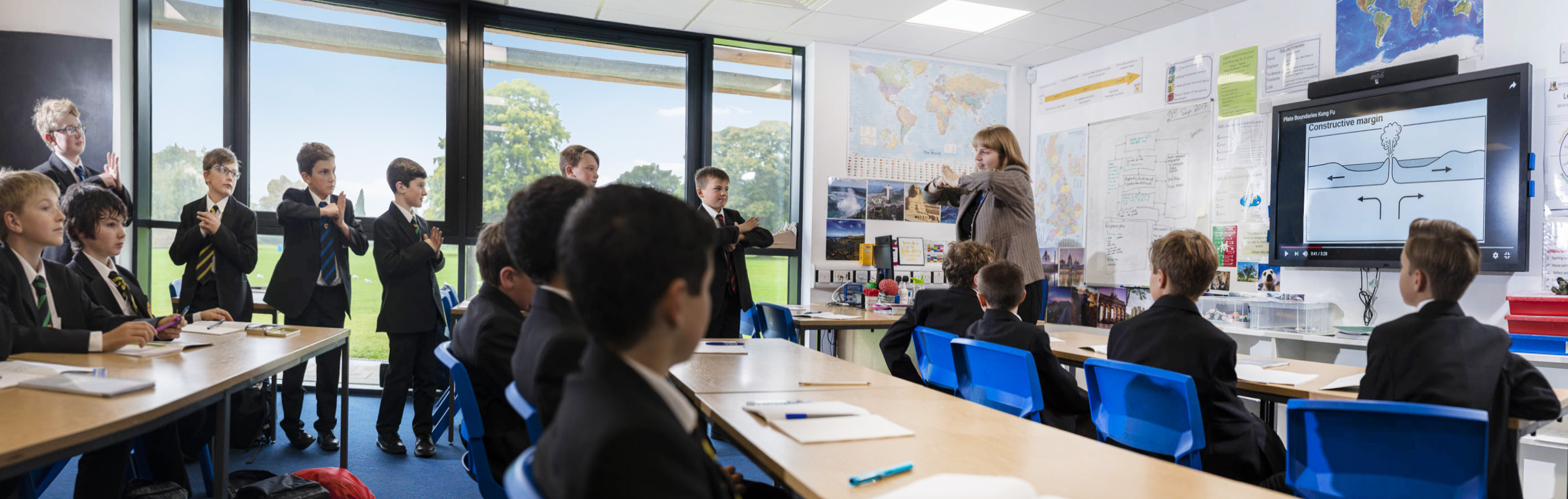 Marling School classroom learning