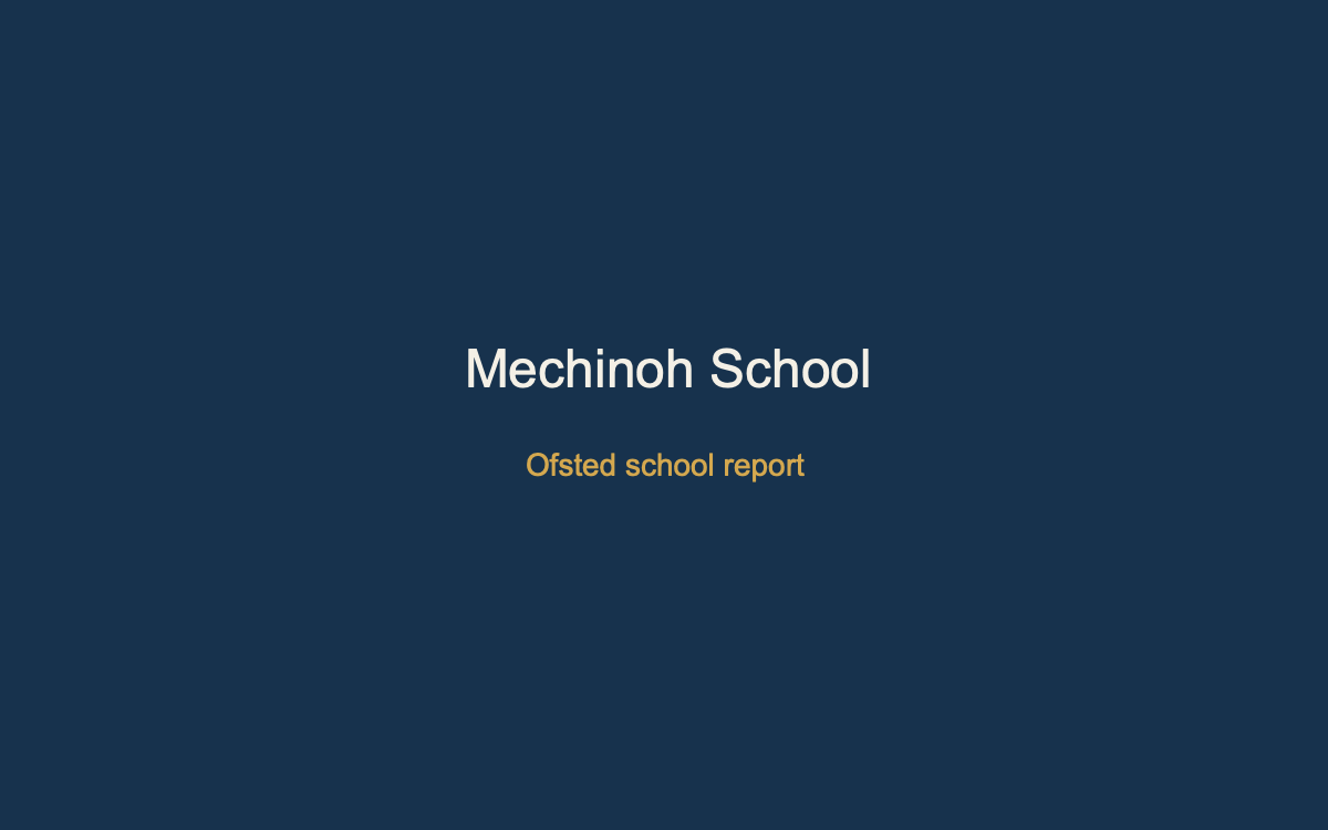 Mechinoh School school image