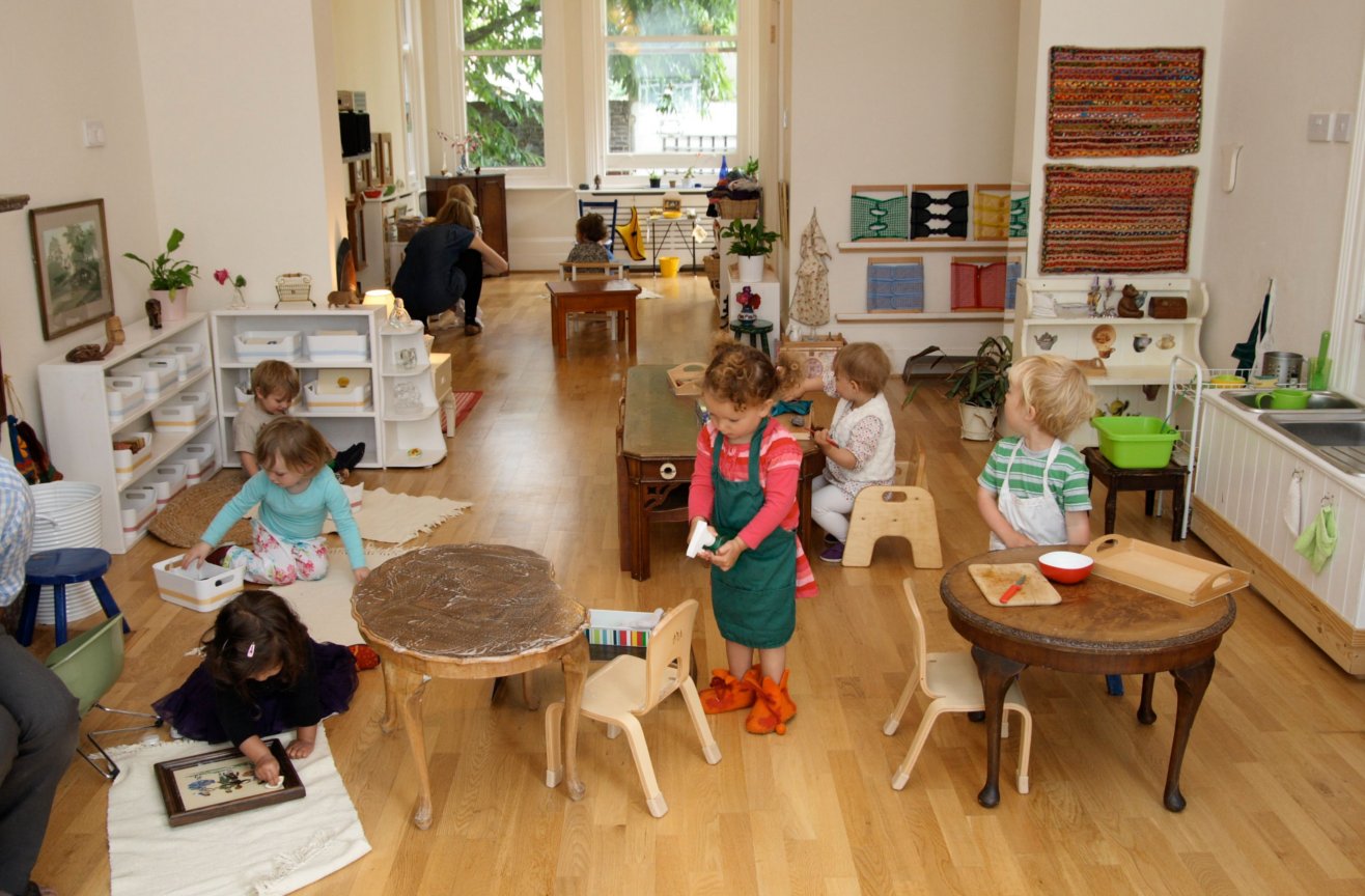 Learning spaces at The Montessori Place