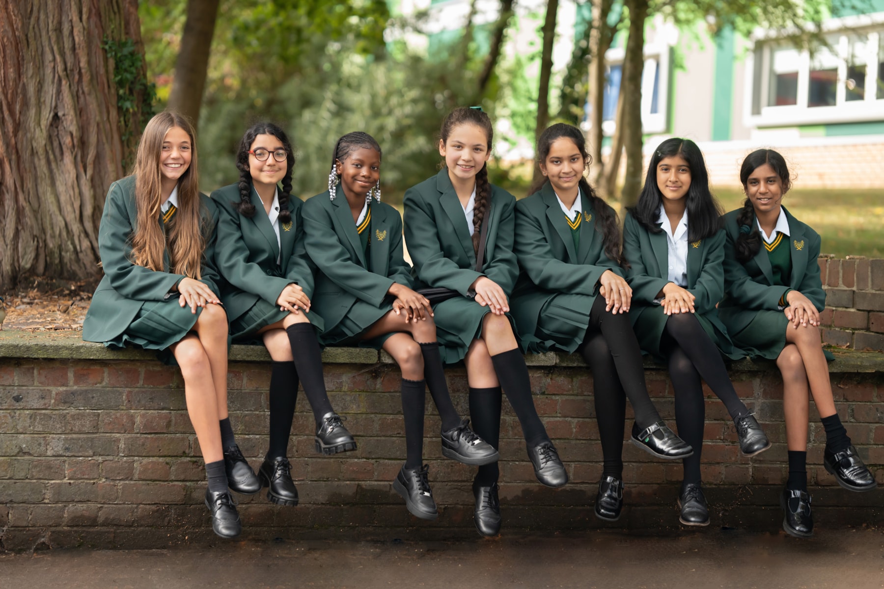 Newstead Wood School student group