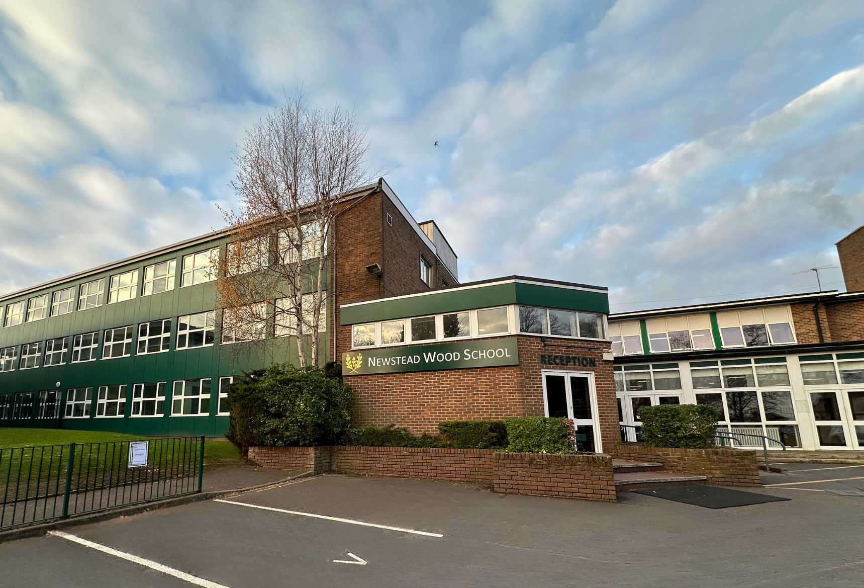 Exterior of Newstead Wood School