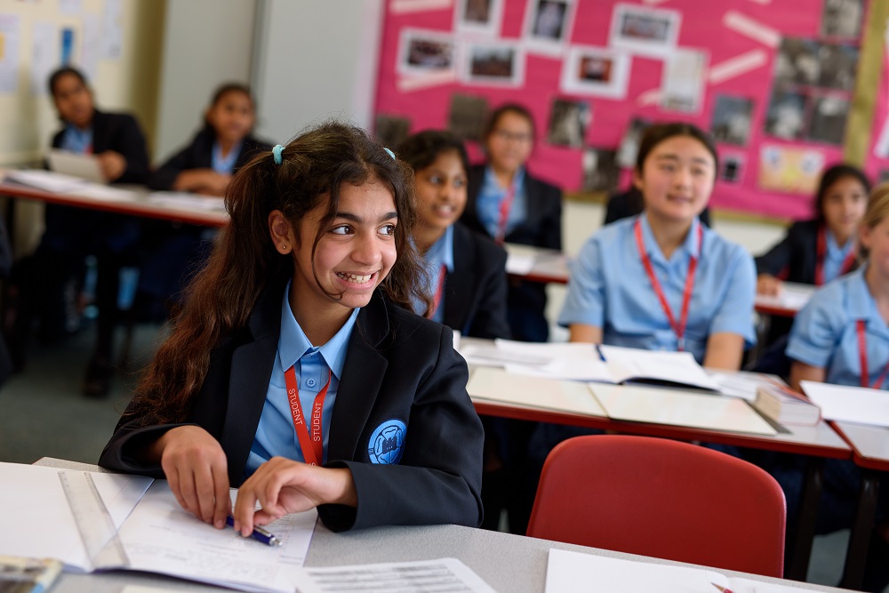 Nonsuch High School for Girls classroom learning