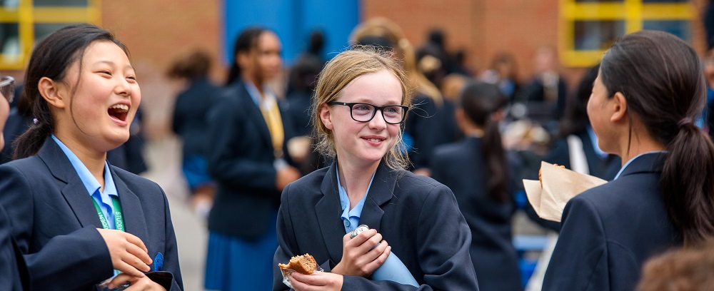 Nonsuch High School for Girls students in school