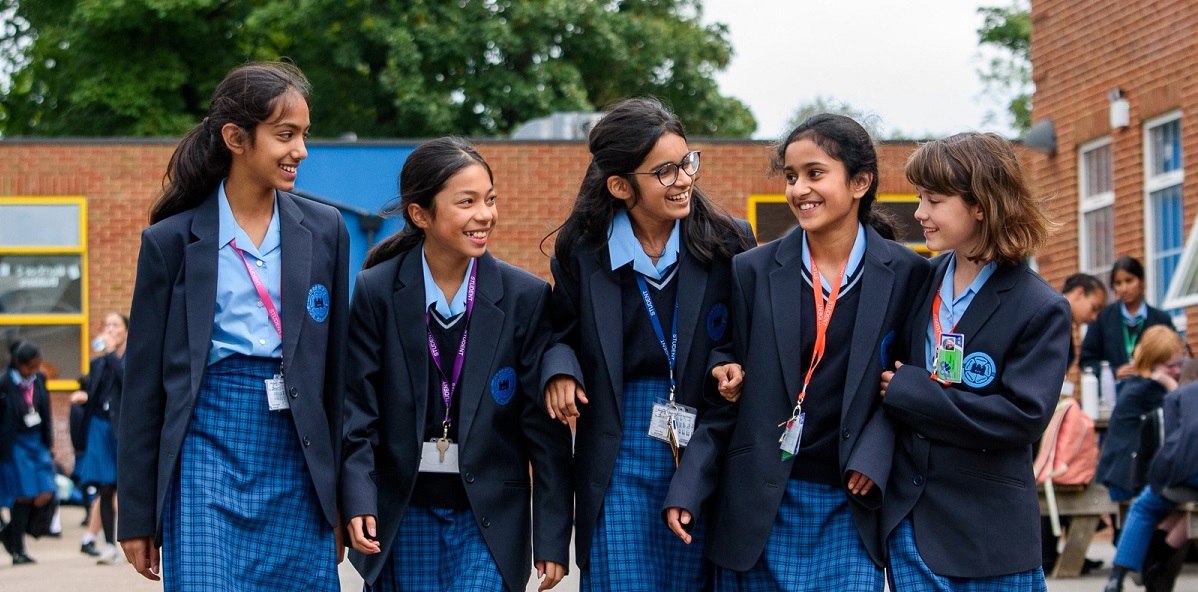 Nonsuch High School for Girls students on campus