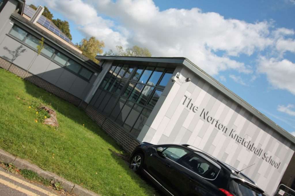 Exterior of The Norton Knatchbull School