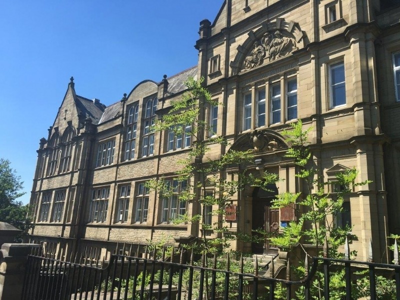 Exterior of Olive High Boys