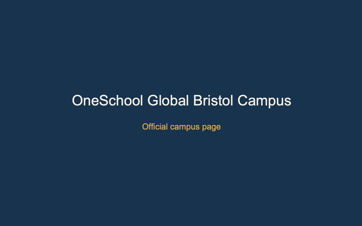 OneSchoolGlobal Bristol Campus school image
