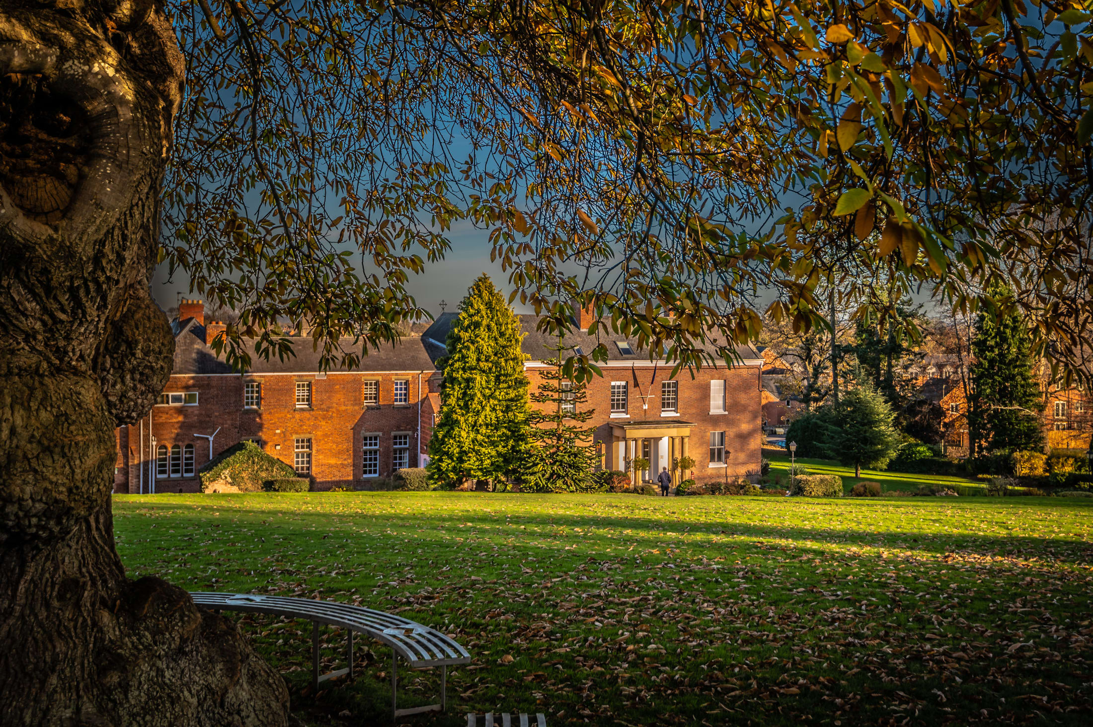 Exterior of Oswestry School
