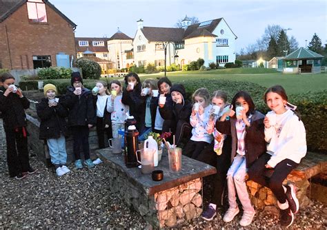 Outdoor activity at Pipers Corner School