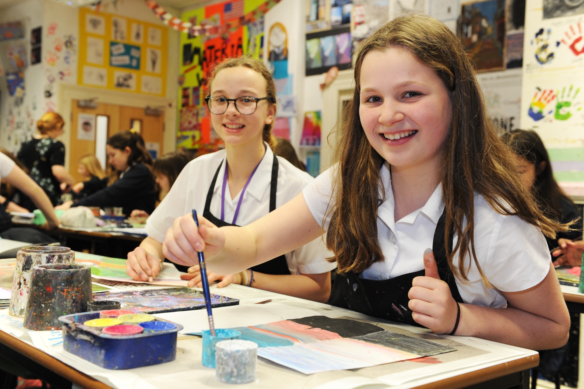 Plymouth High School for Girls classroom learning