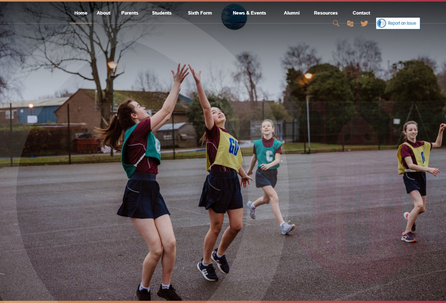 Queen Elizabeth's Grammar School, Horncastle homepage screenshot