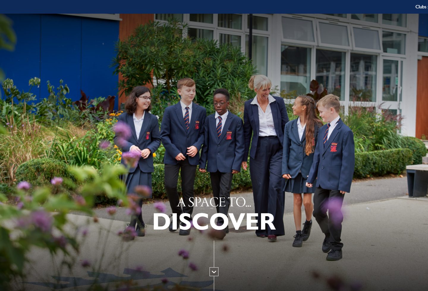 Queen Elizabeth's Grammar School homepage screenshot