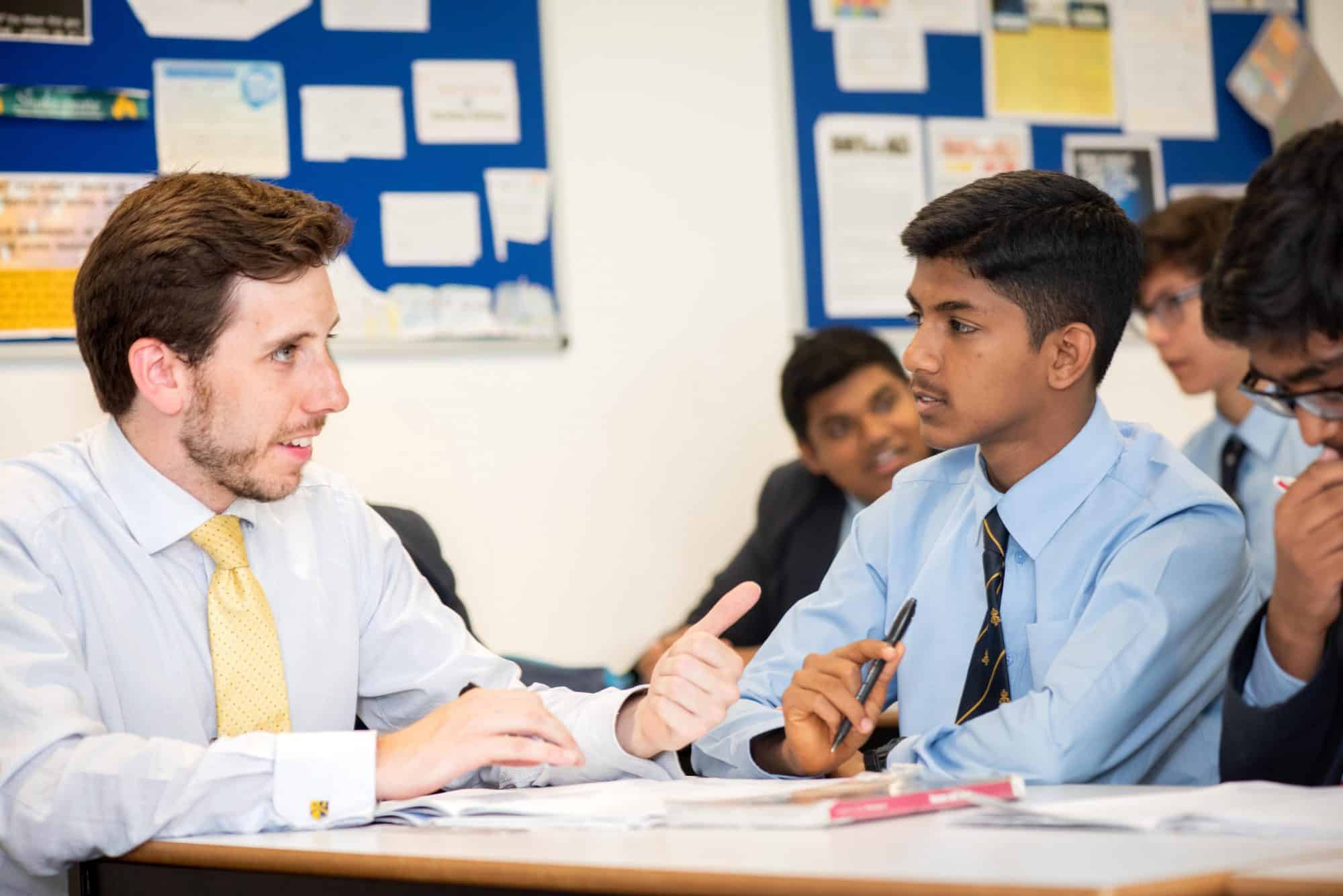 Queen Elizabeth's School, Barnet classroom learning