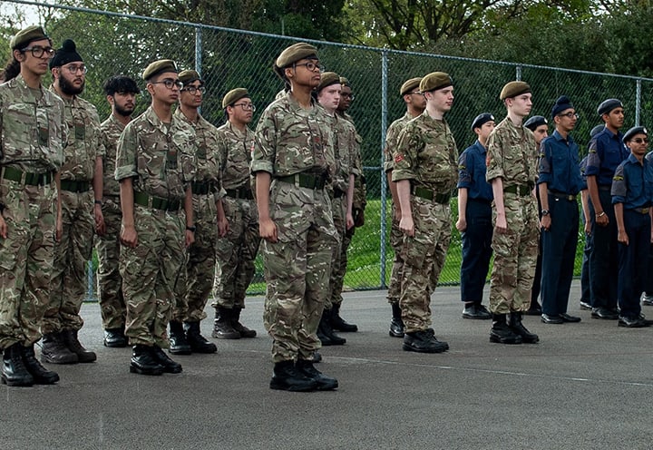 Queen Marys Grammar School cadets