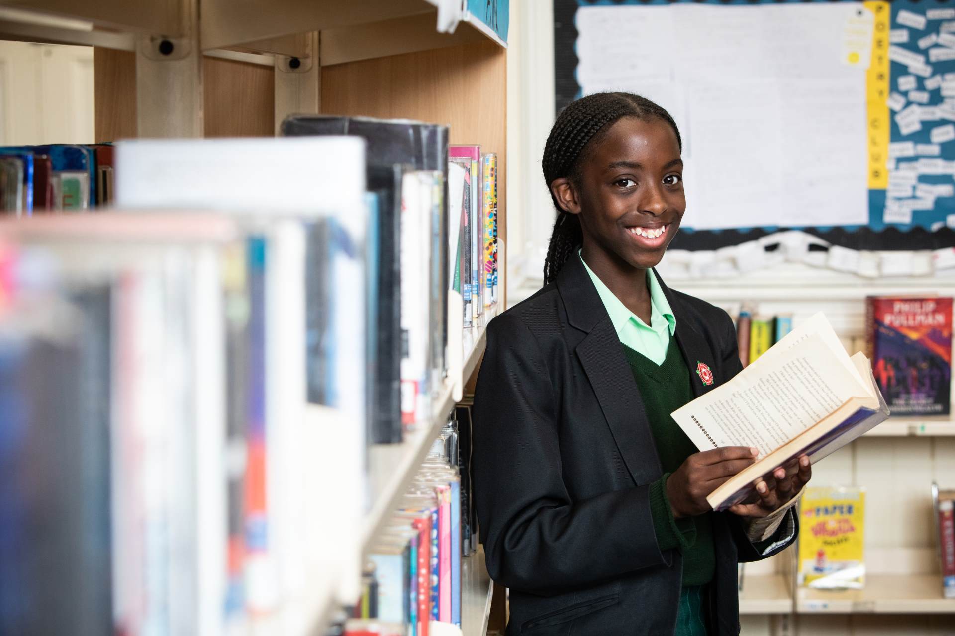 Campus view of Queen Mary's High School