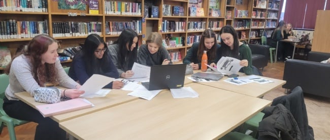Ribston Hall High School library study