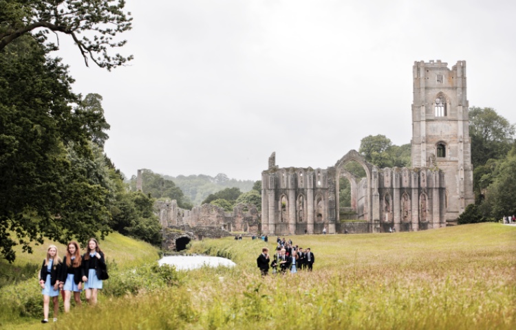 Campus view of Ripon Grammar School