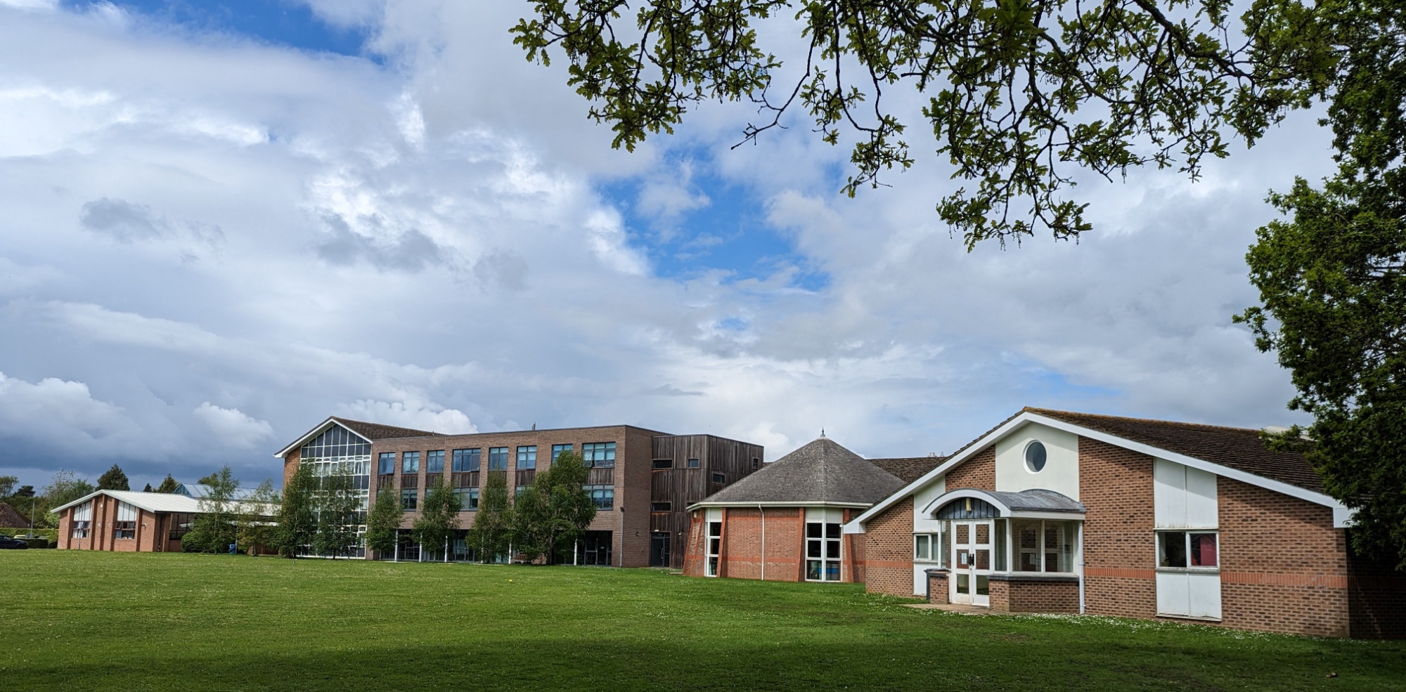 Campus view of Rugby High School