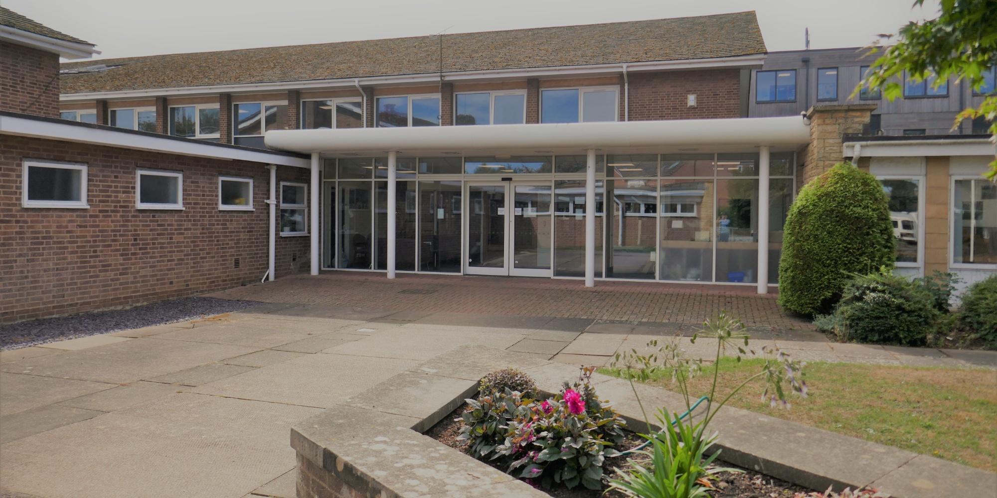 Campus view of Rugby High School