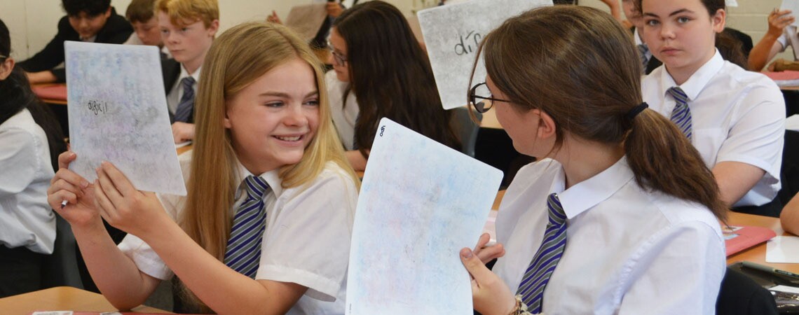 Sale Grammar School classroom learning